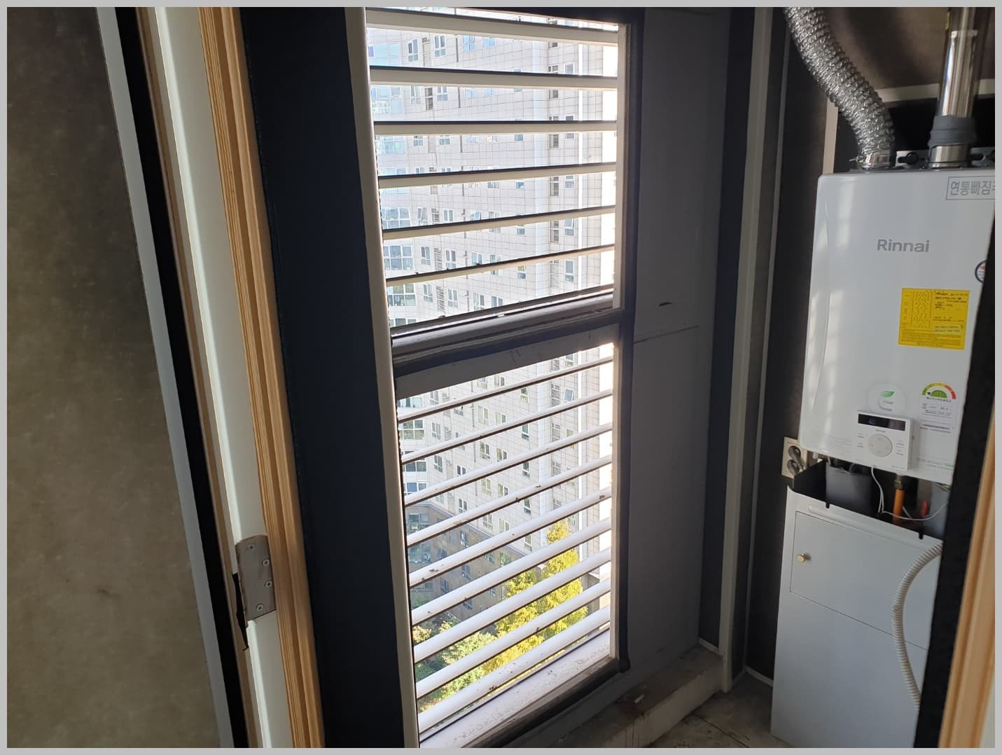 서울시 광진구 자양동 에어컨 실외기실 보일러실 루버창 시공