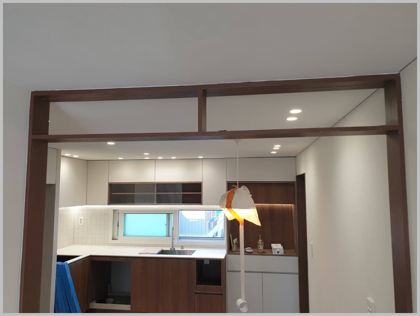 서울시 광진구 중곡동 인테리어 모루유리 시공