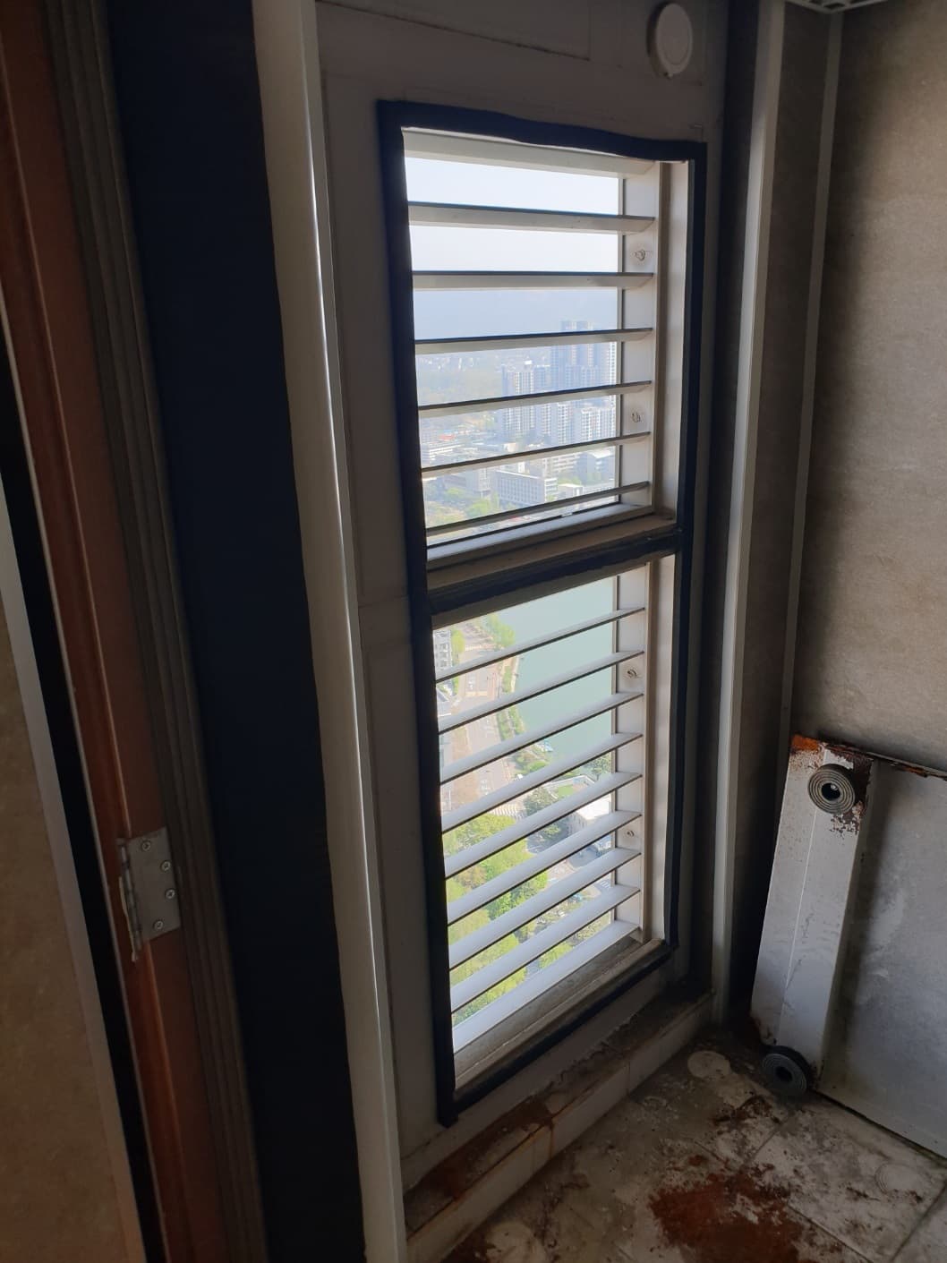 서울시 광진구 에어컨 실외기실 보일러실 루버창 시공