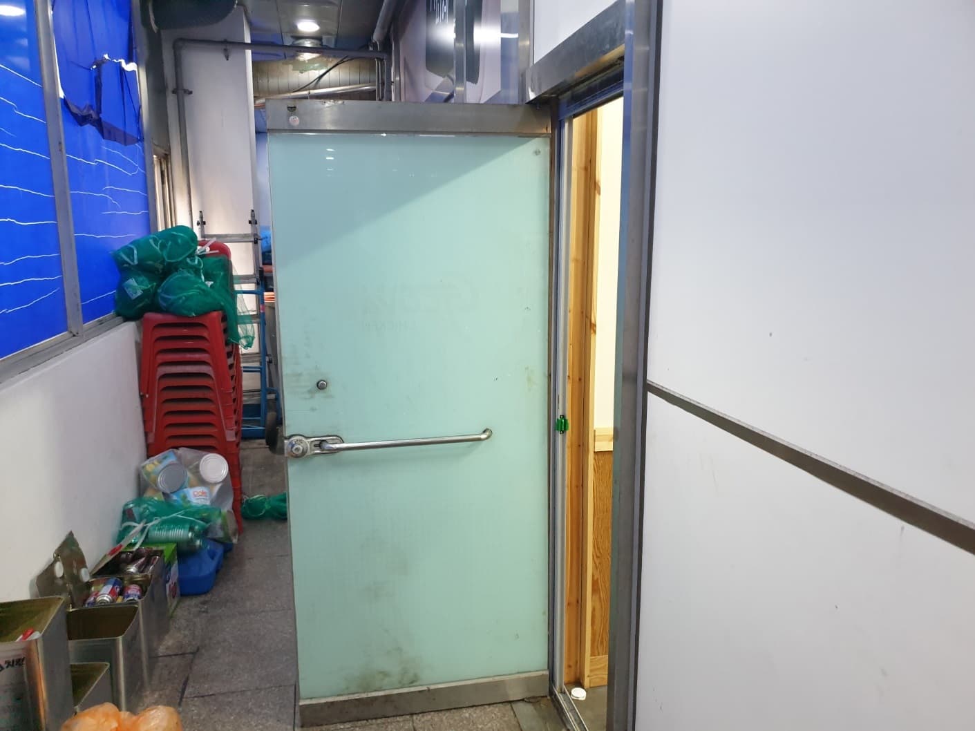 서울시 성북구 하월곡동 상가 유리문 강화도어 수리