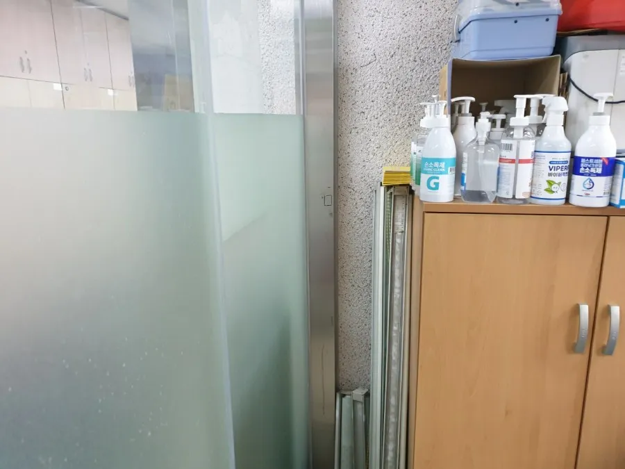 경기도 성남시 성남교육청 자동문 온오프스위치 시공 - 이미지 1